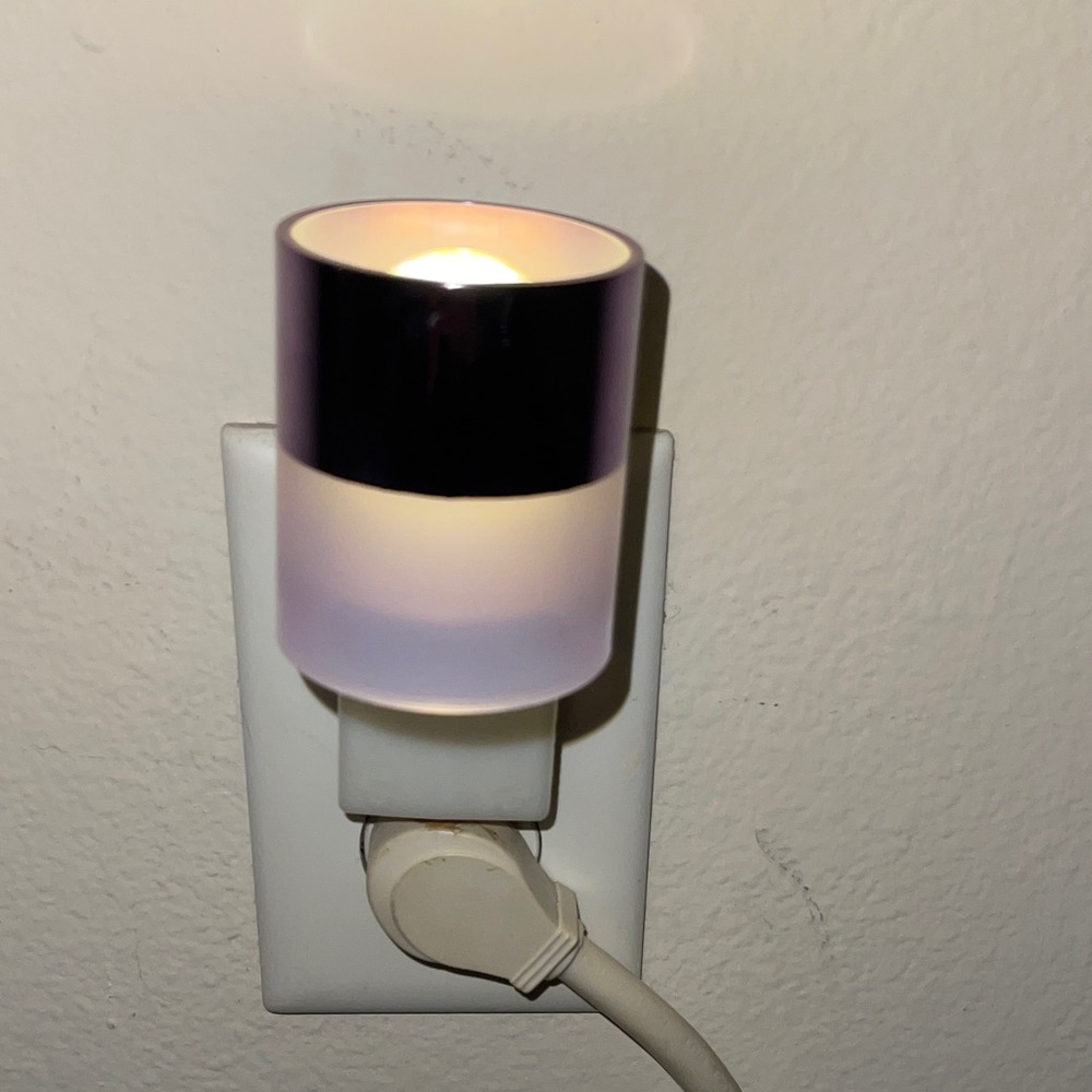 Set of Light up Purple and White wallflowers plugs - Picture 7 of 8